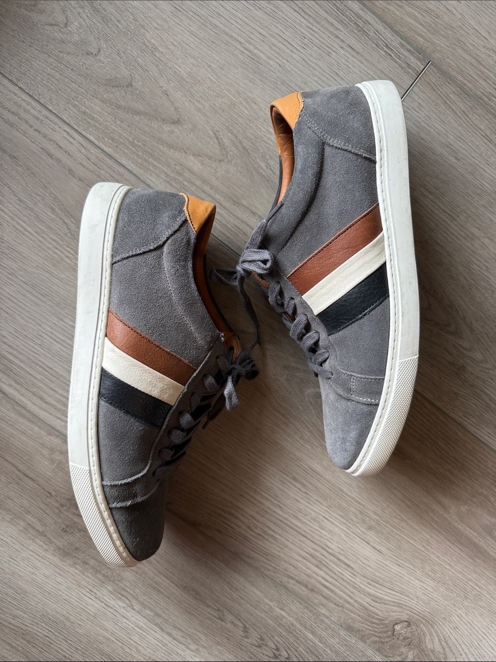 Allen Edmonds suede sneakers
